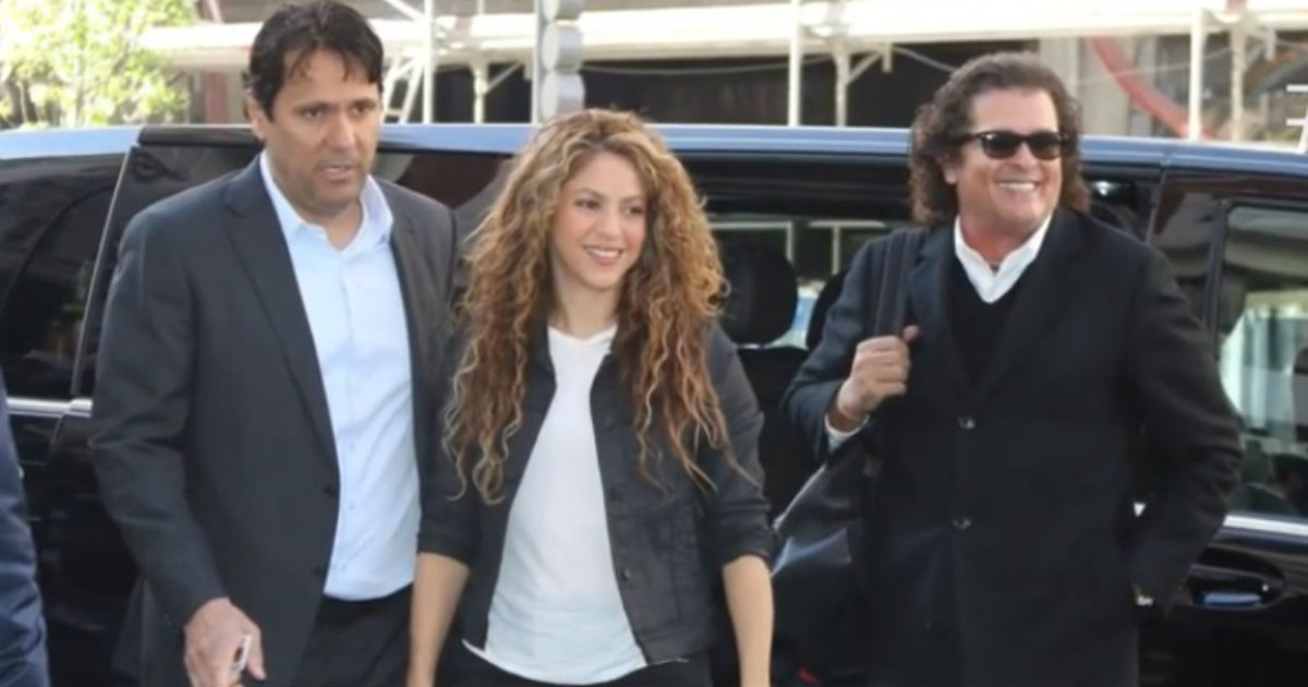 Shakira y Carlos Vives a su llegada al Juzgado de lo Mercantil número 12 de Madrid © Getty Images