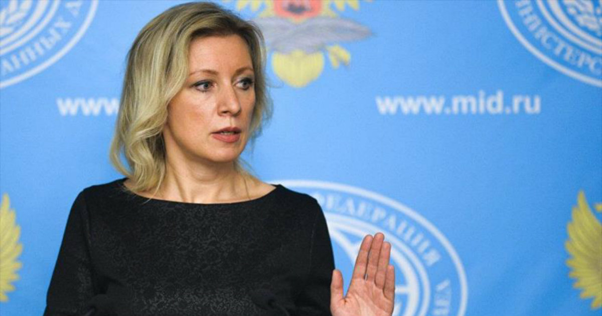 La portavoz de Exteriores de Rusia, María Zajárova © YouTube/Screenshot