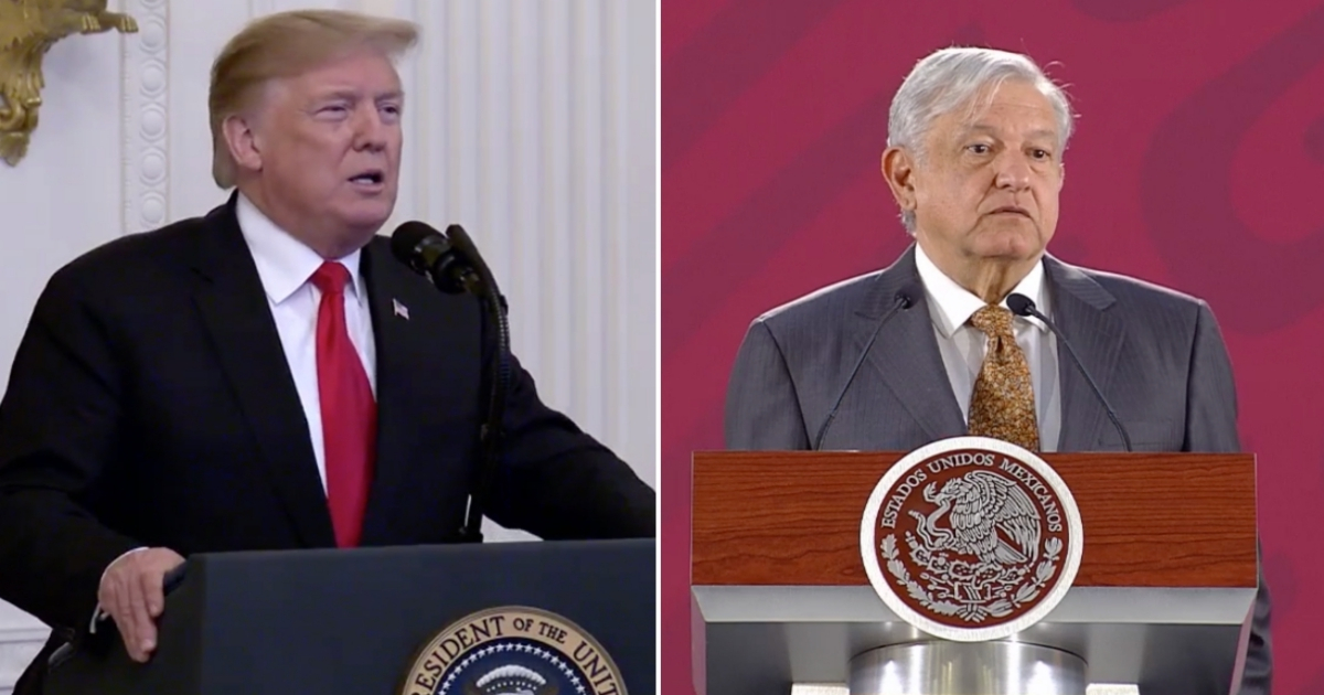 Donald Trump y López Obrador. © Twitter / Donald Trump / Andrés Manuel