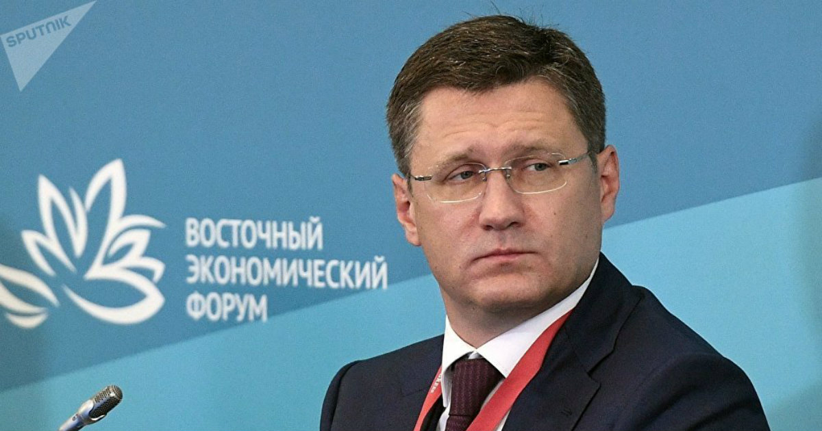 El ministro de Energía ruso, Alexander Novak, en una imagen de archivo © Sputnik / Alexey Danichev