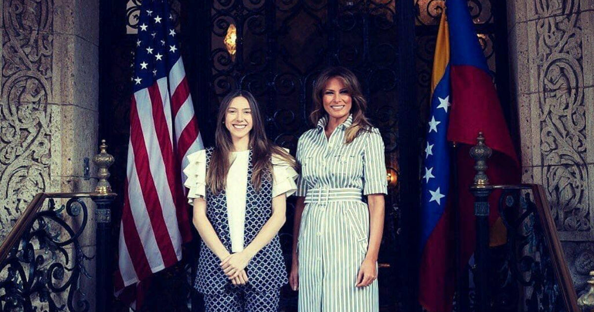 Fabiana Rosales posa junto a Melania Trump © Instagram / Fabiana Rosales