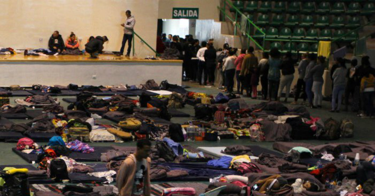 Crisis migratoria en Ciudad Juárez. © Hérika Martínez-Prado / Twitter