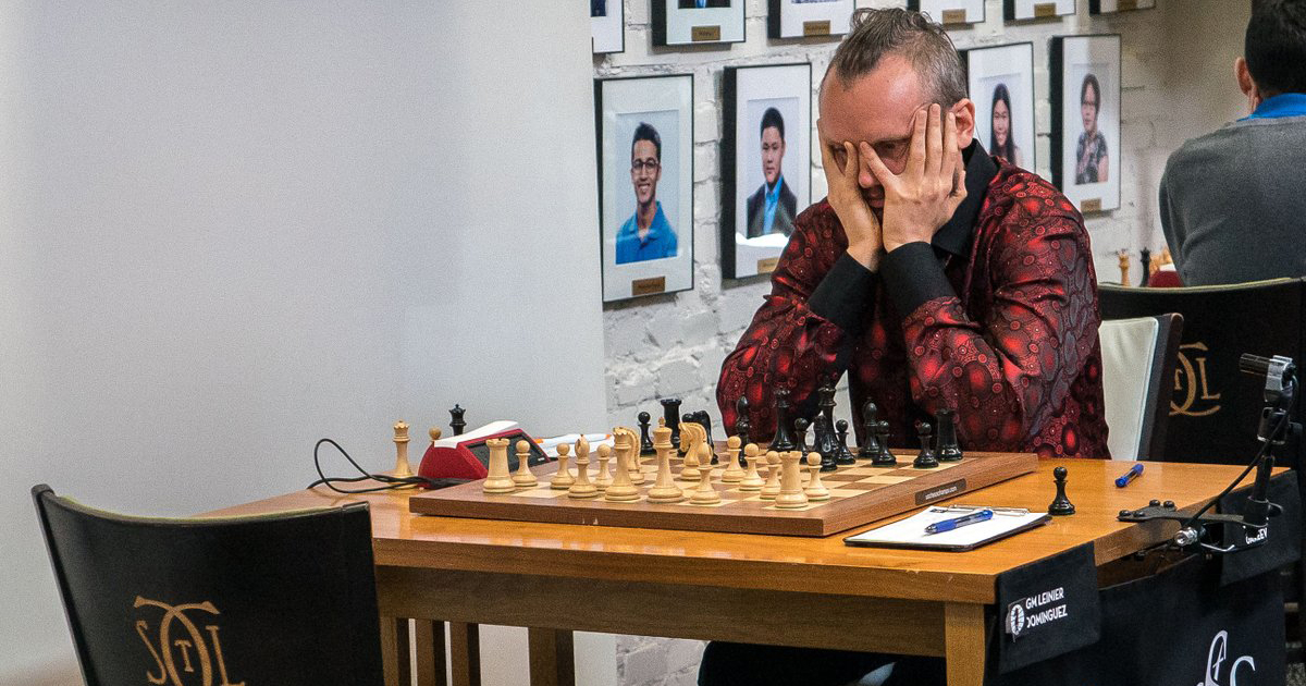 Gareyev, hace solo unos minutos. © US Chess/Twitter.