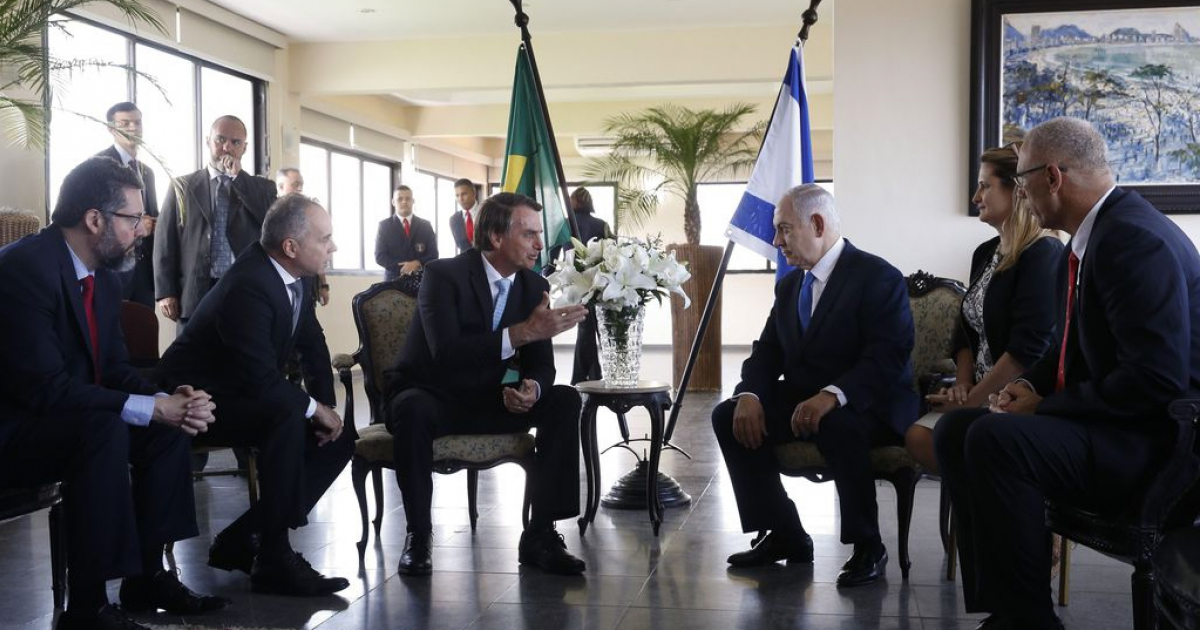 Bolsonaro reunido con el primer ministro israelí Benjamin Netanyahu (Imagen de Archivo) © Wikimedia Commons