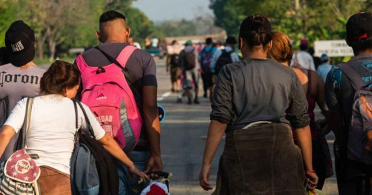 Caravana de migrantes avanza en México © Twitter / Coahuila