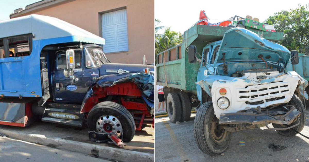 Camión de Sancti Spíritus y La Habana © Periódico Invasor