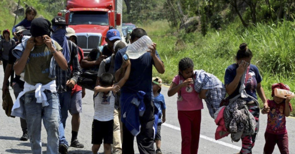 Migrantes en México © Twitter / GDL Noticias