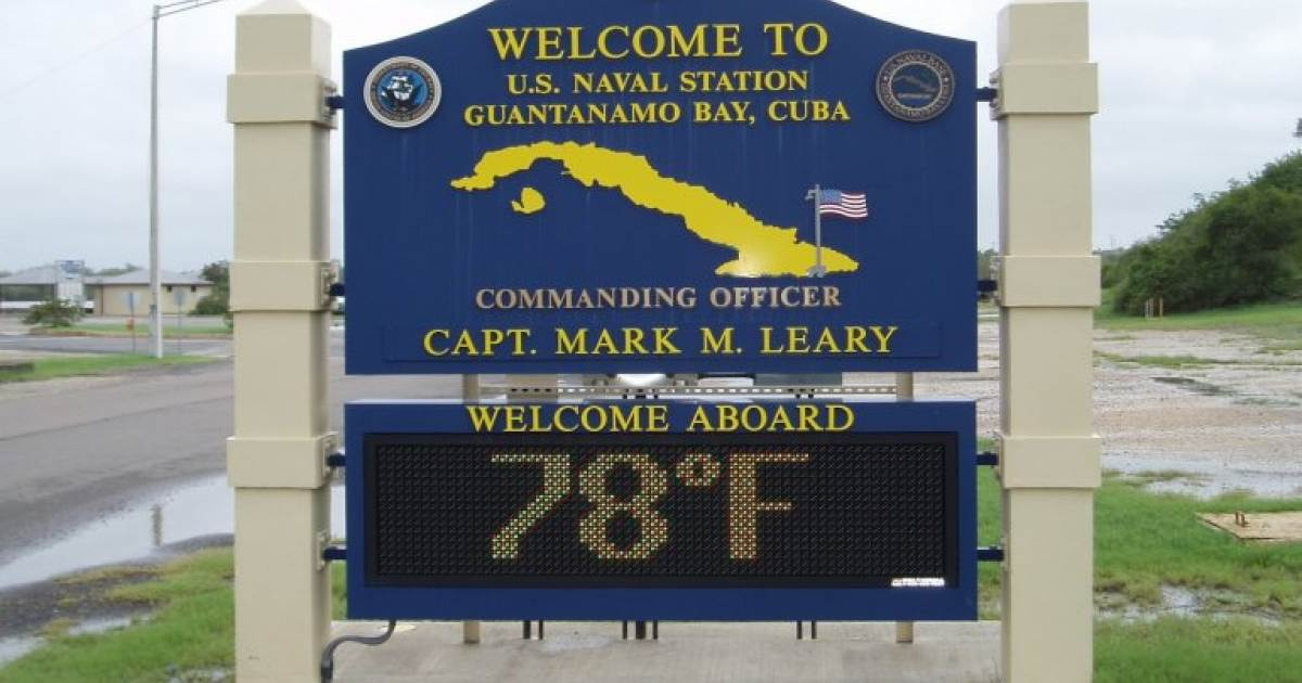 Entrada a la Base Naval de Guantánamo © Cubasi.cu