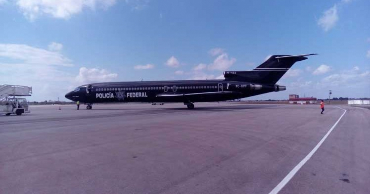 Avión de la Policía Federal de México. © Prensa Latina
