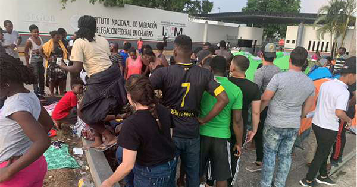 Migrantes e Tapachula © El Heraldo