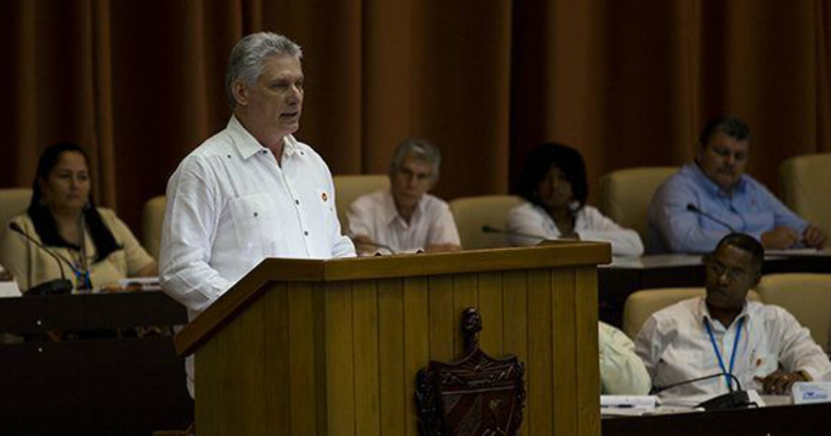 El dirigente cubano Miguel Diaz-Canel en una imagen de archivo © Cubadebate / Irene Pérez