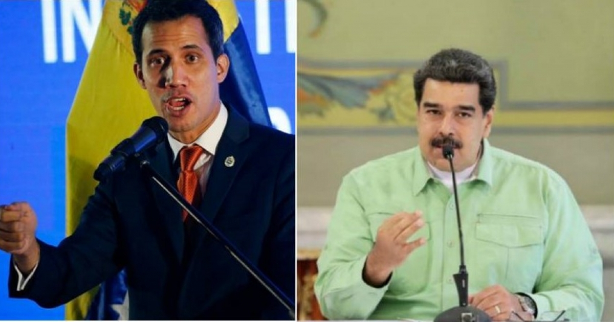 Juan Guaidó y Nicolás Maduro. © Twitter de ambos