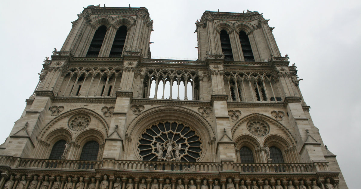 La catedral de Notre Dame antes del incendio. © Wikimedia Commons 