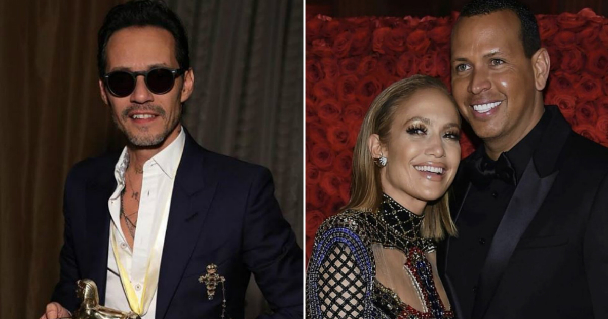 La reacción de Marc Anthony por el compromiso de Jennifer Lopez y Alex Rodriguez © Instagram / Marc Anthony / Alex Rodriguez