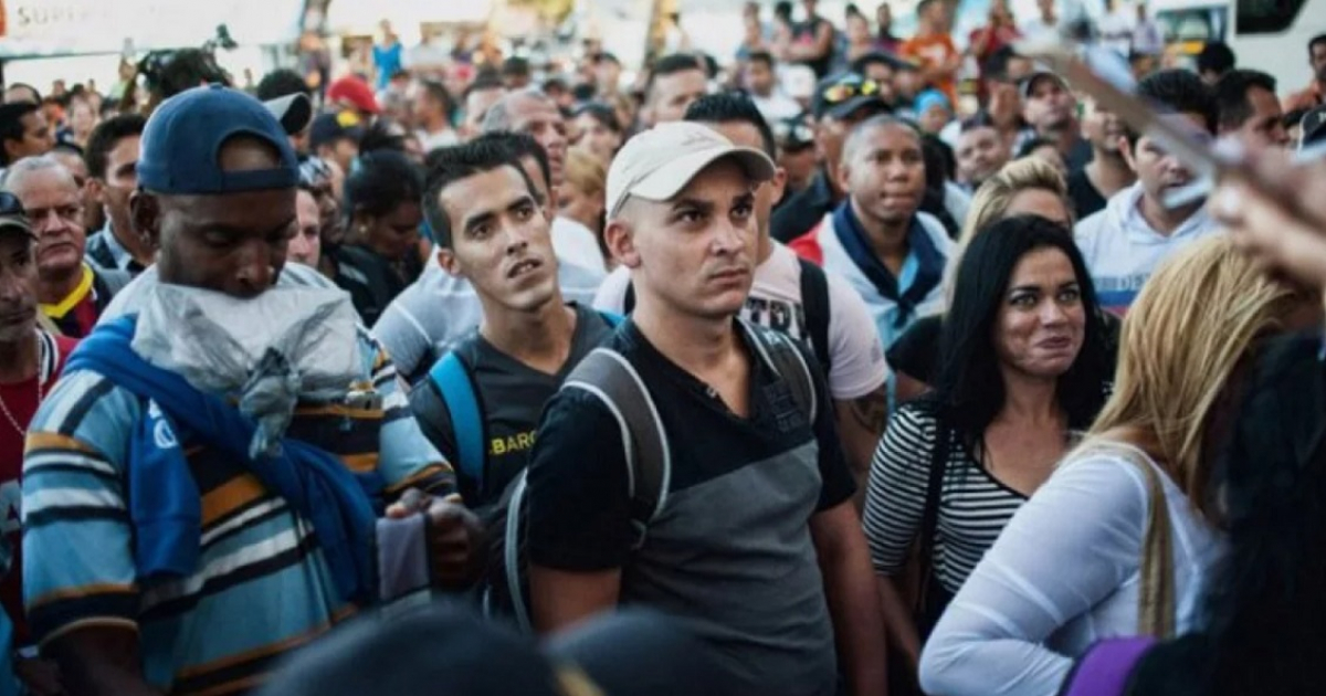 Migrantes cubanos © Twitter / Metro Libre