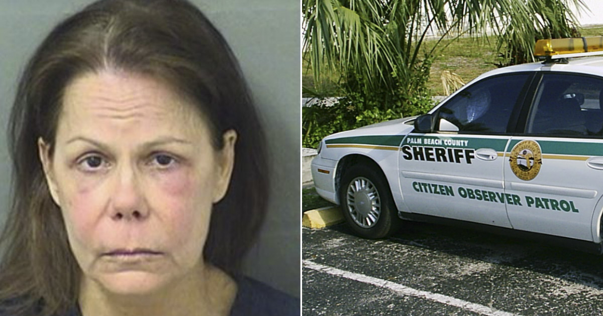 Lisa Shannon, acusada por intento de asesinato y patrulla de la policía de Palm Beach © Palm Beach Police / Wikimedia Commons