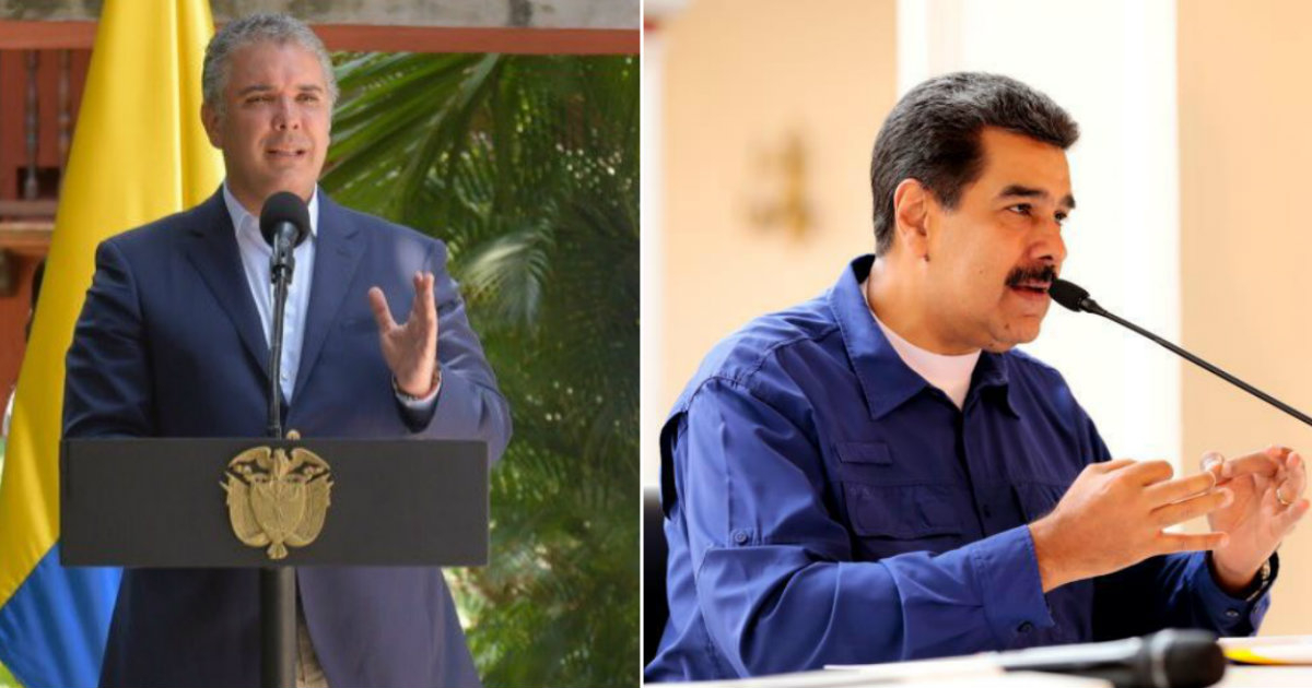 Iván Duque y Nicolás Maduro en sendas imágenes de archivo © Twitter / Iván Duque / Nicolás Maduro