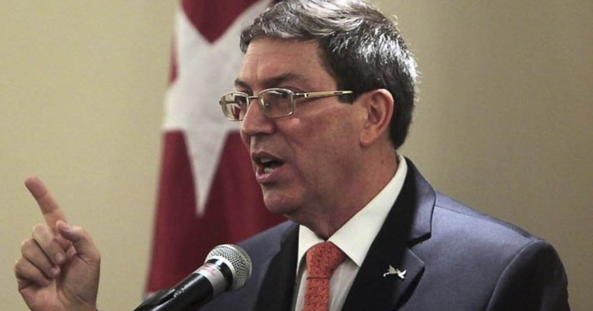 Bruno Rodríguez Parrilla, ministro de Relaciones Exteriores de Cuba. © Prensa Latina