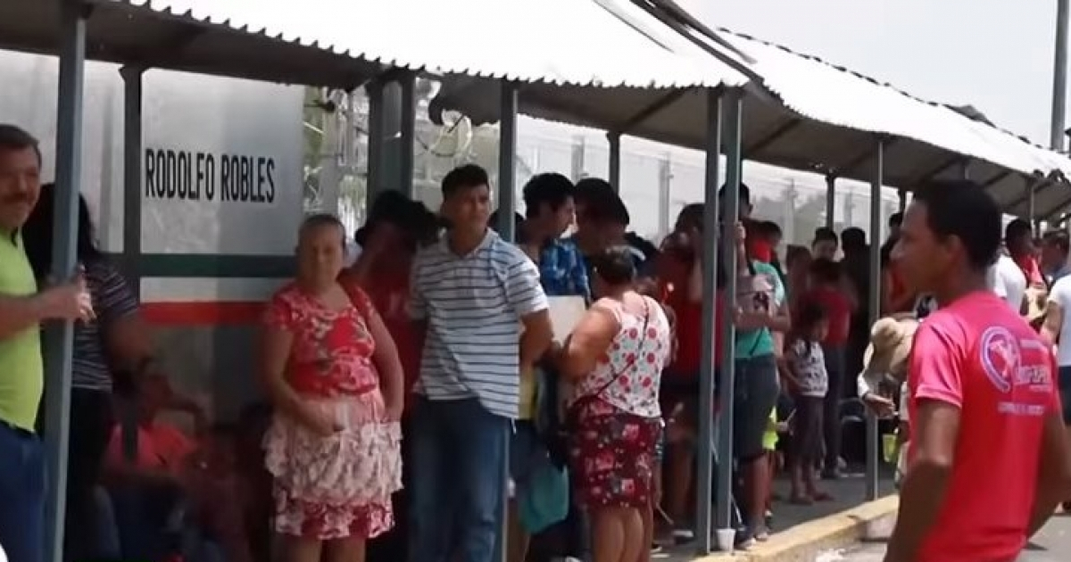 Migrantes en México. © Captura de video en Youtube