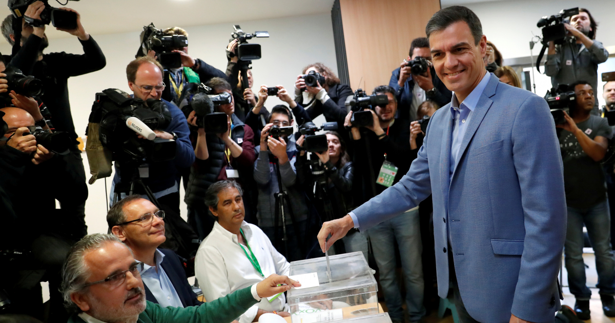 El candidato del Primer Ministro español y del Partido Socialista de los Trabajadores (PSOE), Pedro Sánchez © REUTERS/Rafael Marchante