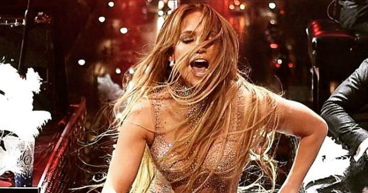 Jennifer Lopez, en un concierto. © Instagram / Jennifer Lopez