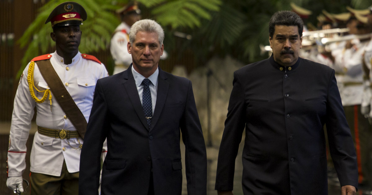 Miguel Díaz-Canel y Maduro en una imagen de archivo © Flickr / Cubadebate