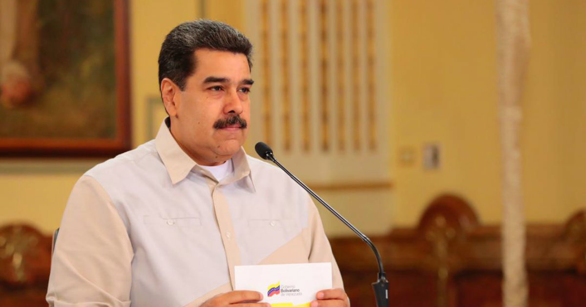 Nicolás Maduro durante una rueda de prensa © Twitter / Nicolás Maduro