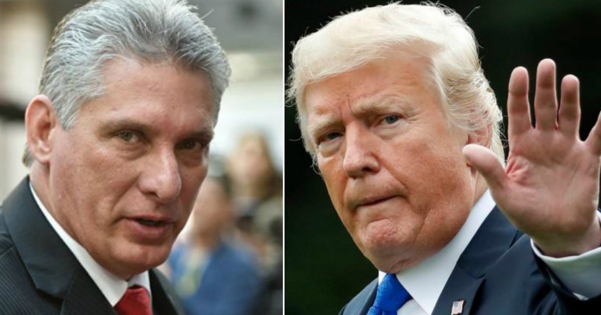 Miguel Díaz-Canel y Donald Trump © Cubadebate / Flickr Creative Commons