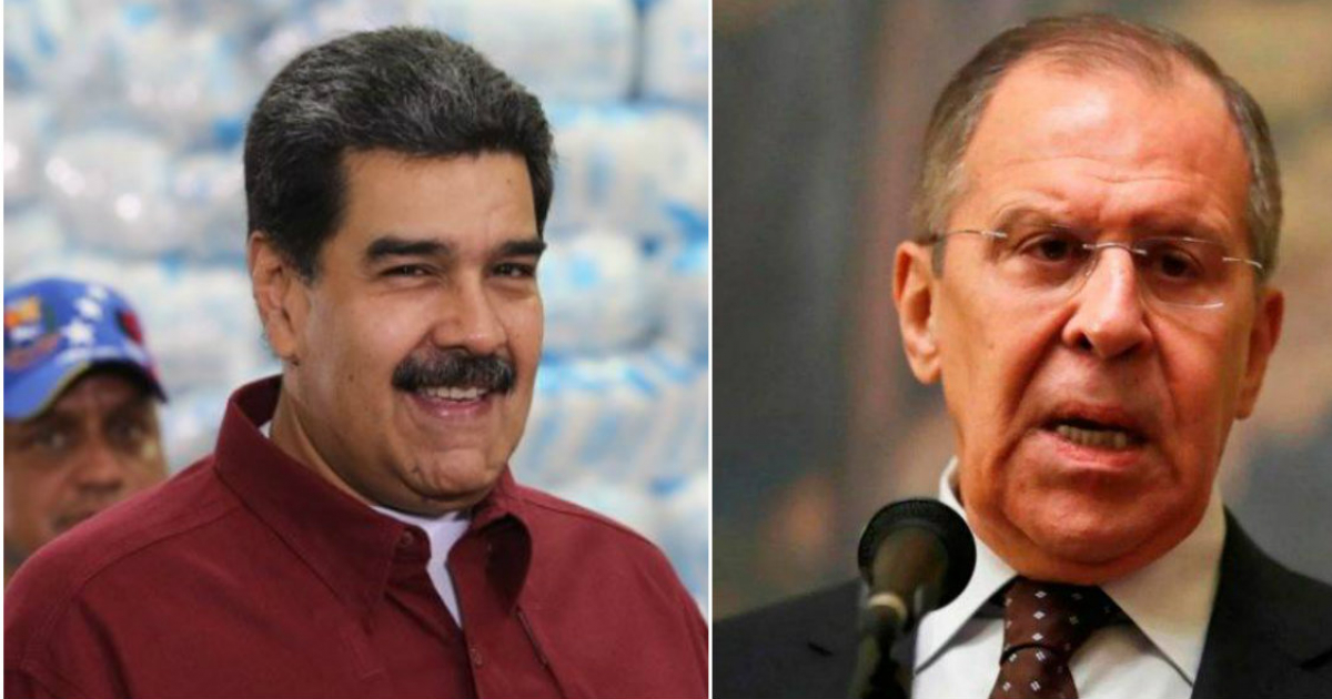 Nicolás Maduro (i) y Serguéi Lavrov (d) © Collage Twitter/Nicolás Maduro- Kremlin.ru