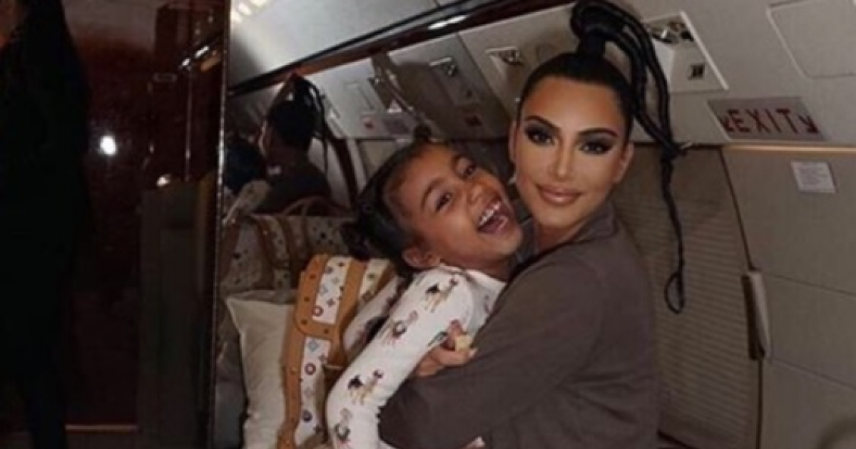 Kim Kardashian y su hija North West © Instagram / Kim Kardashian