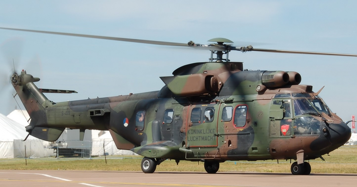 Helicóptero militar modelo Cougar © Wikipedia 