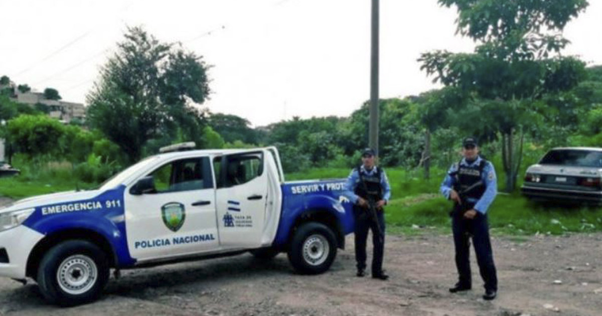 Policía Nacional de Honduras © Twitter / Diario de Cuba
