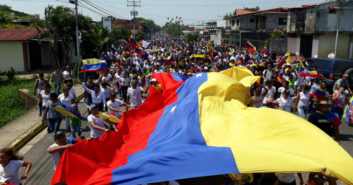 Manifestación en Venezuela (imagen de referencia) © Twitter / Juan Guaidó