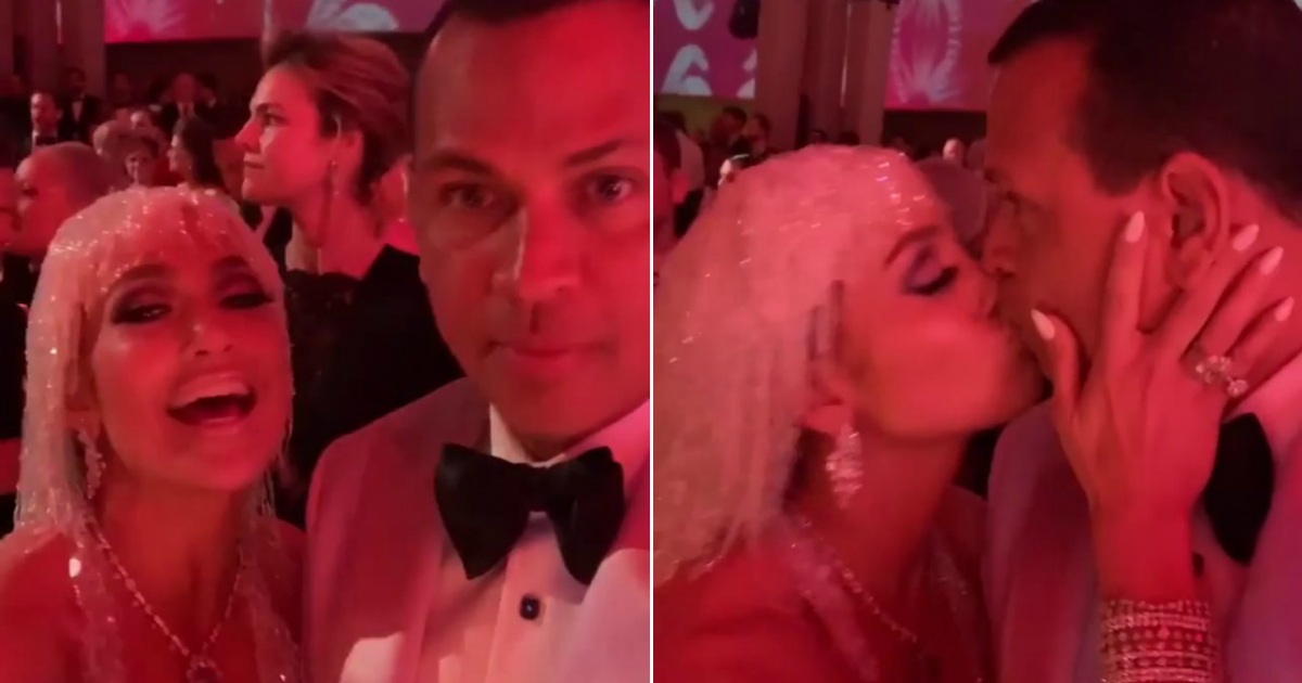 As disfrutaron Jennifer Lopez y Alex Rodriguez en la fiesta de la