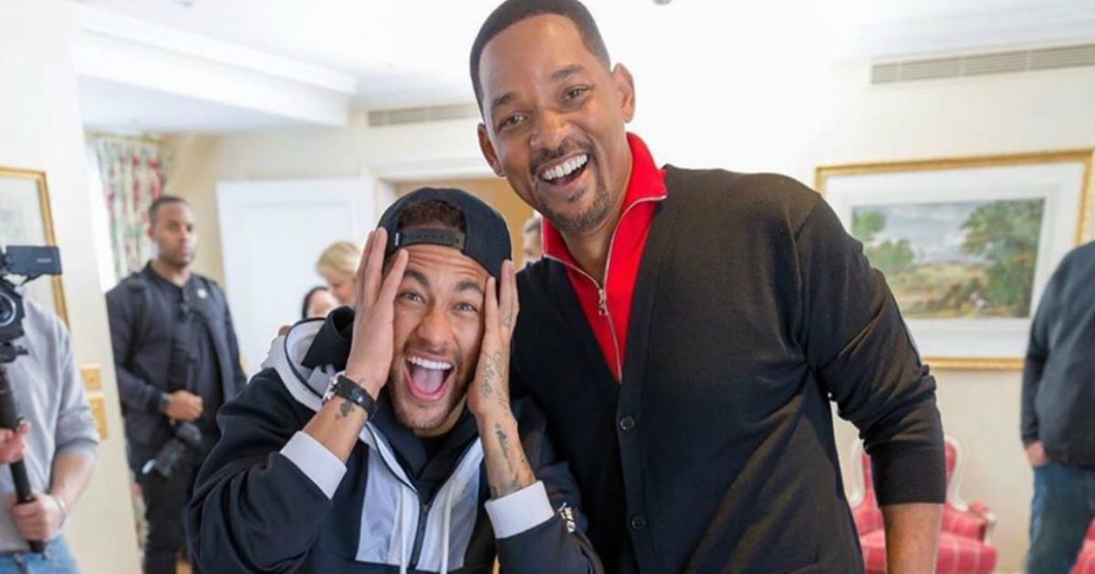 Neymar cumple en París su sueño de conocer a Will Smith © Instagram / Will Smith
