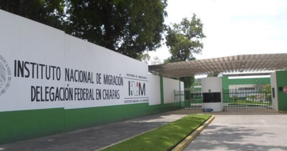 Estación Migratoria Siglo XXI en Tapachula, Chiapas © Twitter / Dcubanos