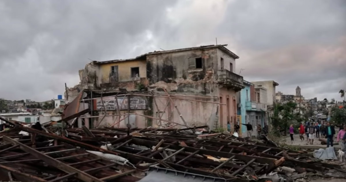 El tornado afectó a varios municipios de La Habana © CiberCuba / Captura de video YouTube