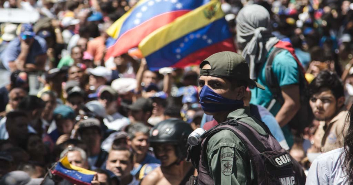 Una manifestación en Venezuela contra Nicolás Maduro (imagen de referencia). © Twitter / Juan Guaidó
