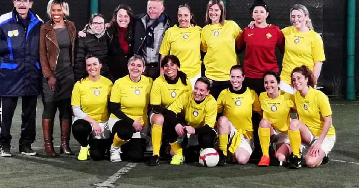 Equipo femenino de fútbol del Vaticano. © Twitter / SCAPromotions Soccer