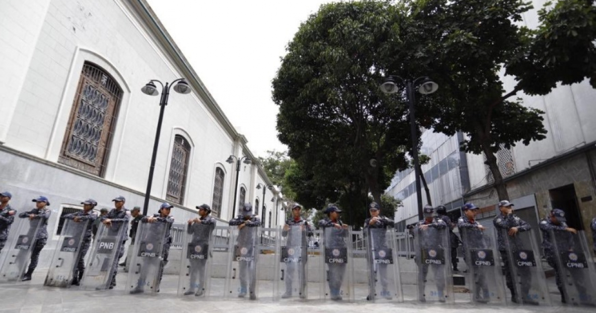 Agentes venezolanos en una imagen de archivo. © Twitter / Asamblea Nacional