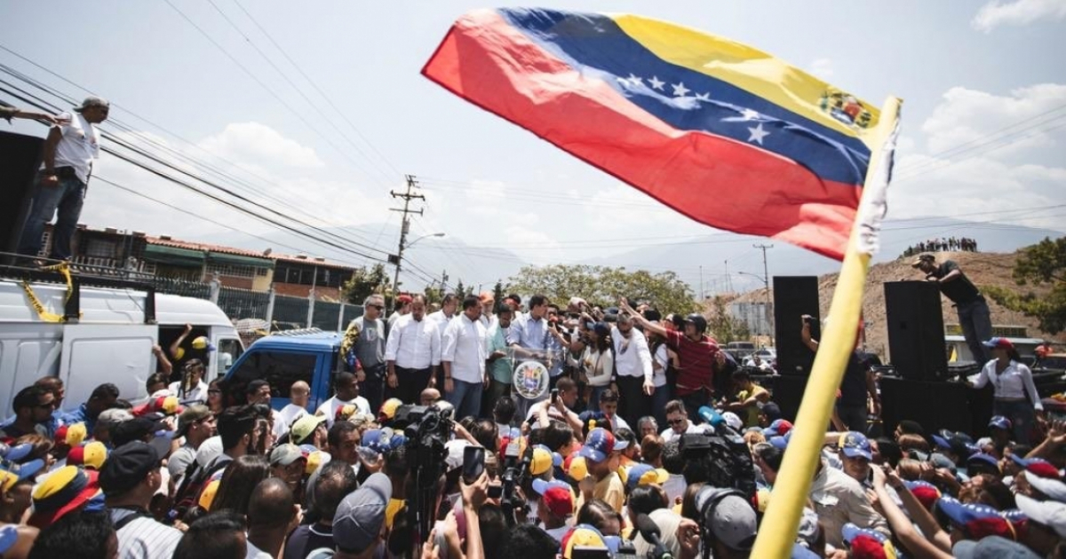 Manifestación en Venezuela © Juan Guaidó/ Twitter