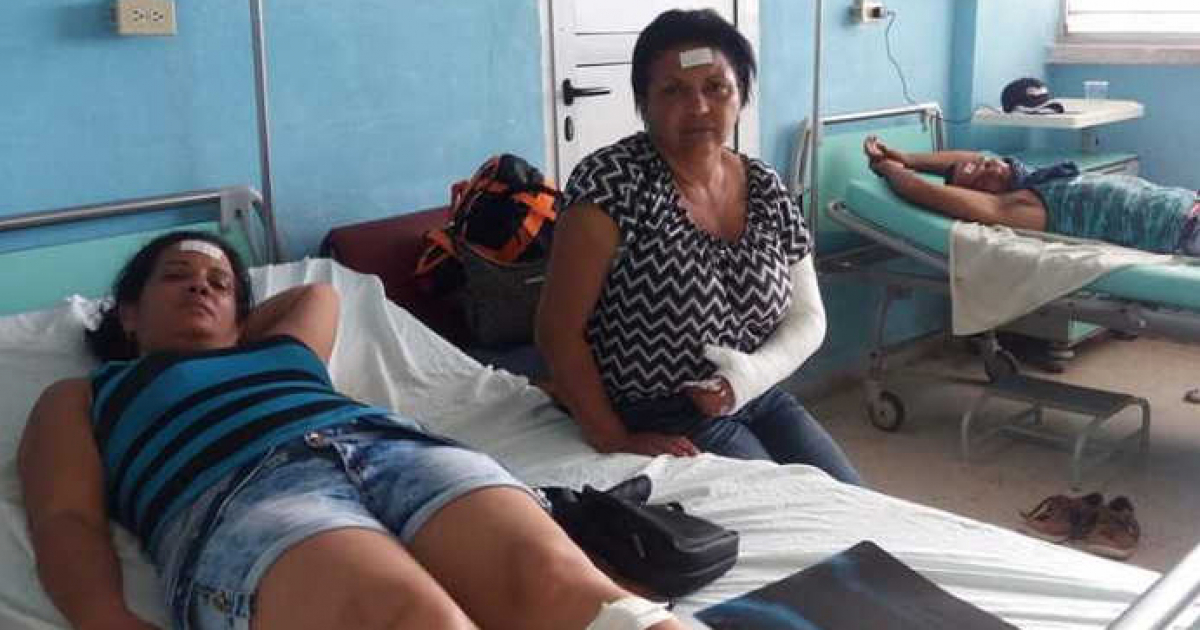 Heridos en el hospital de Sancti Spíritus © Escambray