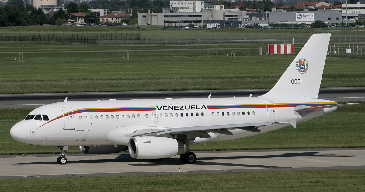 Avión oficial de Venezuela en una imagen de archivo. © Wikimedia Commons 