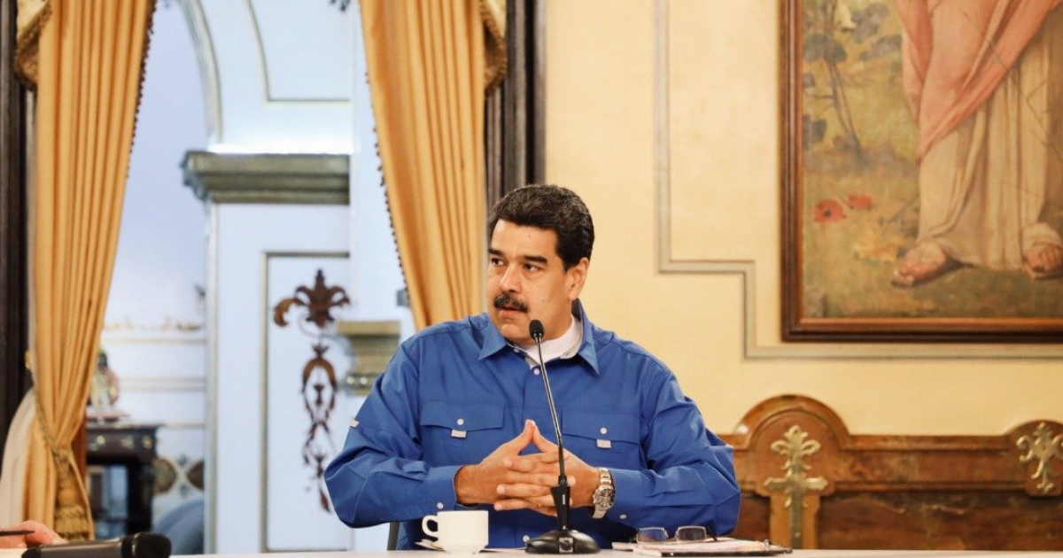 Nicolás Maduro durante una rueda de prensa. © Twitter / Nicolás Maduro