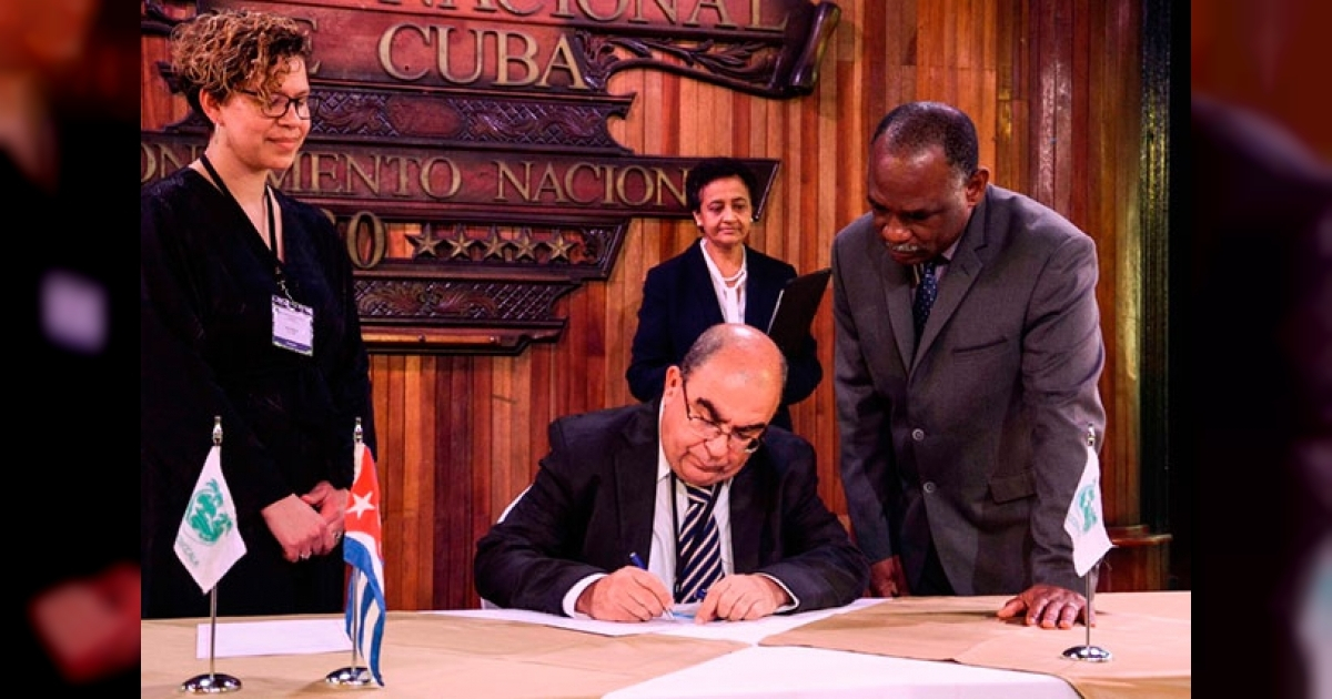 Nelson Cordovés Reyes, jefe de la Aduana General de la República de Cuba © Twitter/Aduana de Cuba