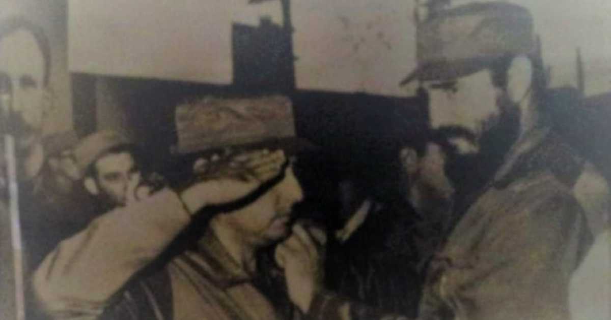 Marciano Guevara y Fidel Castro en una imagen de archivo. © Diario de Cuba