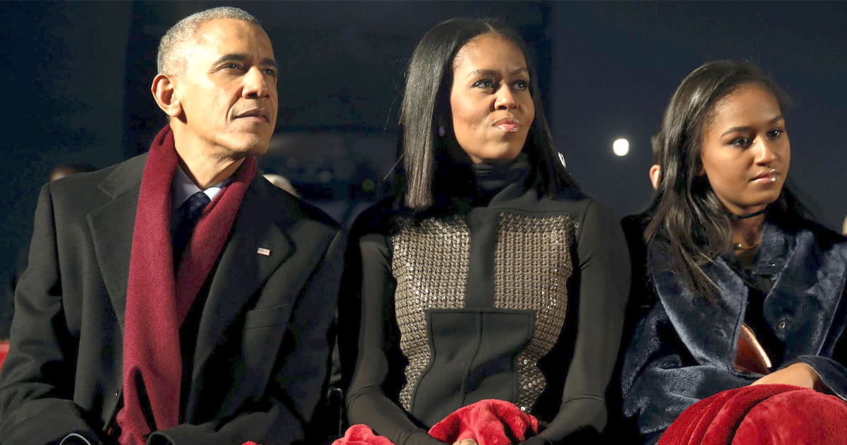 Barack, Michelle y Sasha Obama © REUTERS/Jonathan Ernst