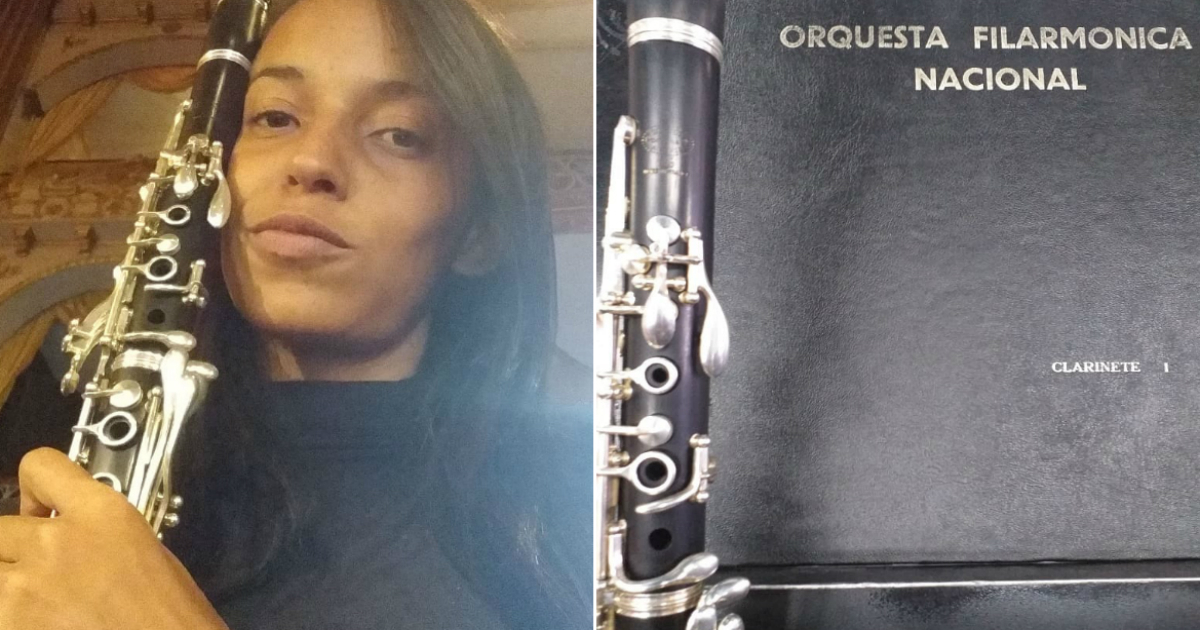 Karen Palacios, clarinetista venezolana © Twitter / Karen Palacios