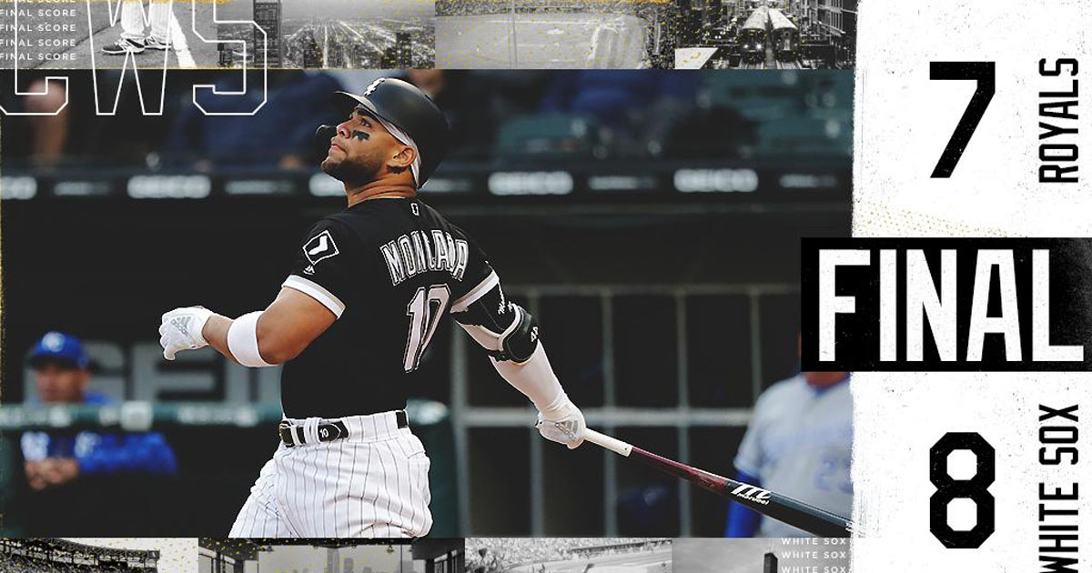 Moncada se reencontró con el cuadrangular. © Twitter / Chicago White Sox