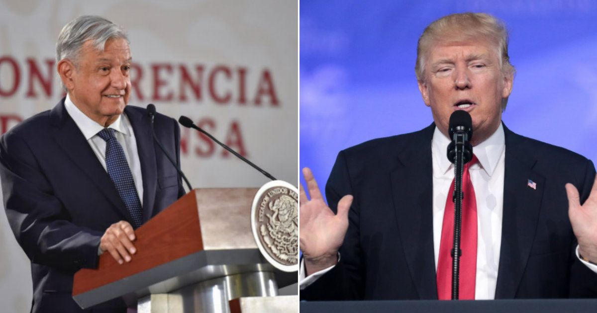 El presidente de México, López Obrador, y su homólogo estadounidense, Donald Trump © lopezobrador.org.mx / Flickr / Gage Skidmore